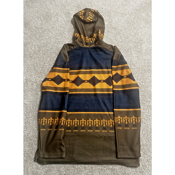 Domini International Hoodie Men’s XL Southwestern Aztec Thunderbird Pullover - Picture 6 of 6